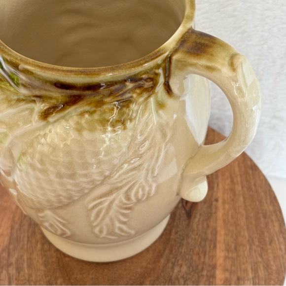 Vintage Harvest Goods Fall Thanksgiving Ceramic Pitcher - Picture 9 of 10